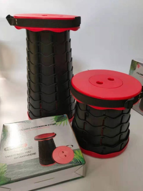Outdoor Telescopic Plastic Folding Stool