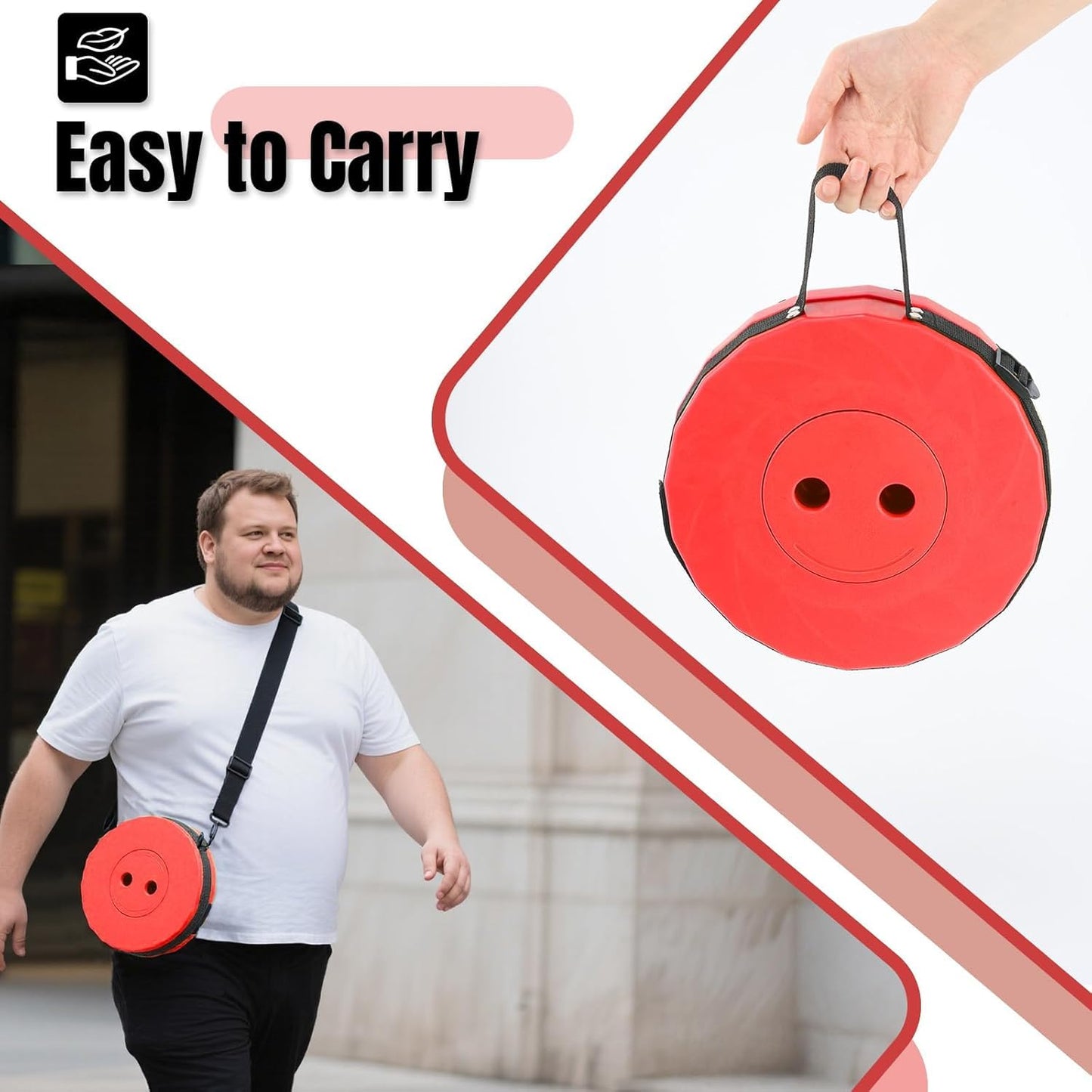 Outdoor Telescopic Plastic Folding Stool