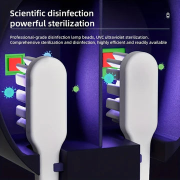 Dual-Person Smart Sensor Toothbrush Sterilizer Case