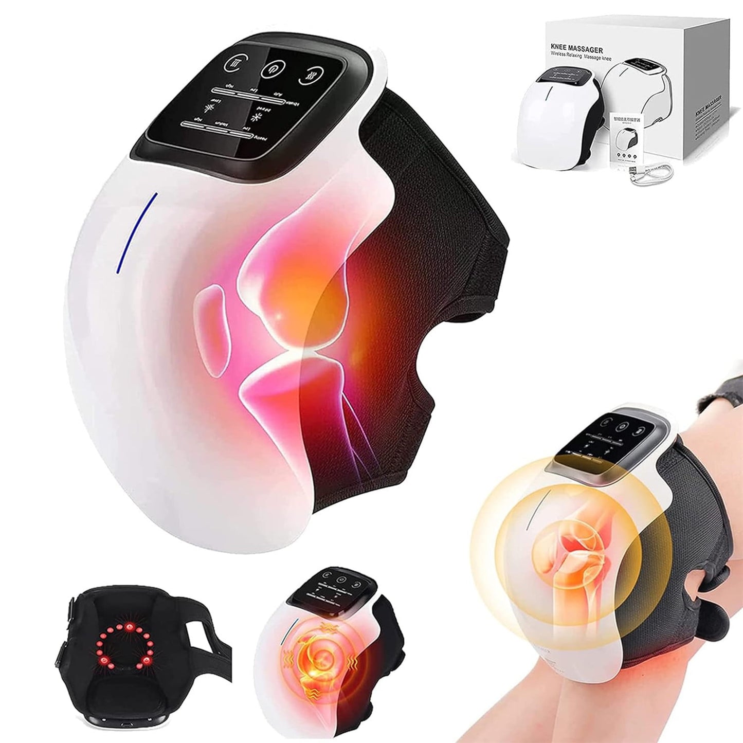 Heat Flex Wireless Knee Massager