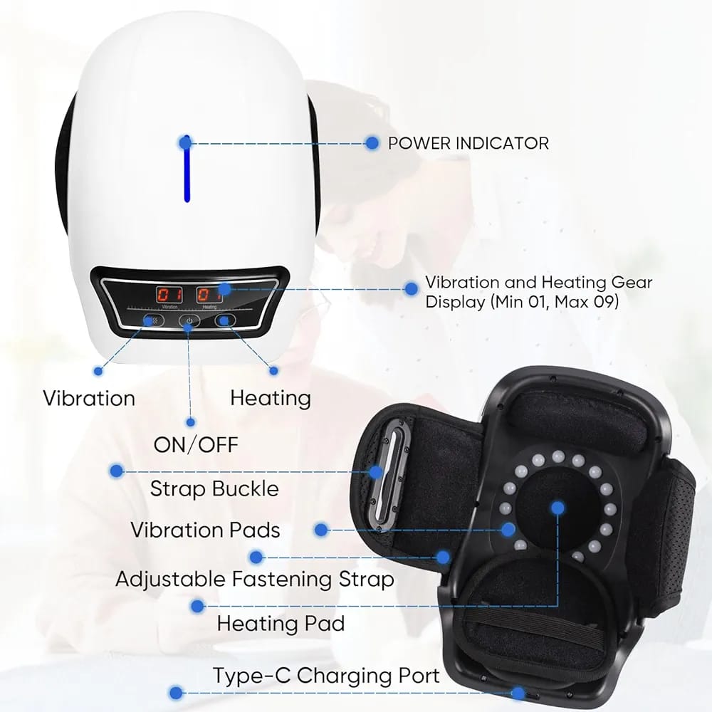 Heat Flex Wireless Knee Massager